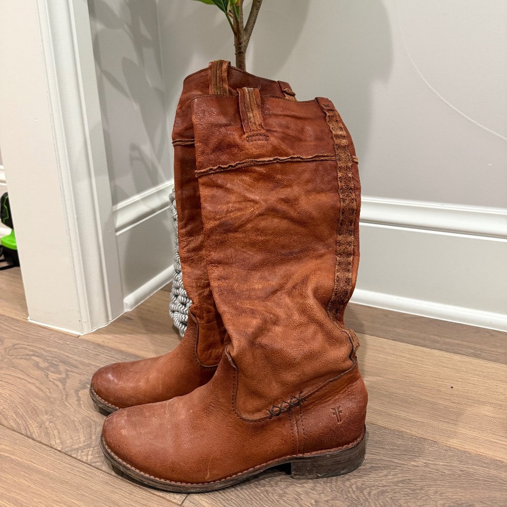 Frye Shirley Artisan Tall Riding Boots